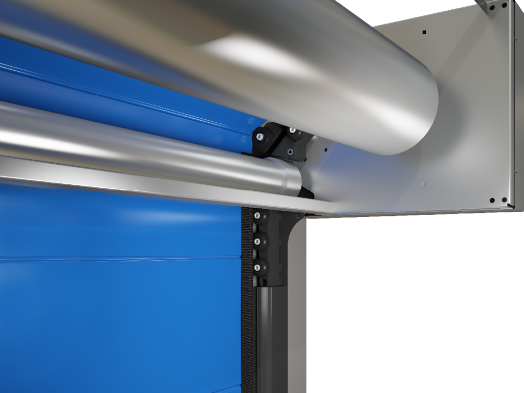 驱动轴和卷帘轴，带自恢复机制。